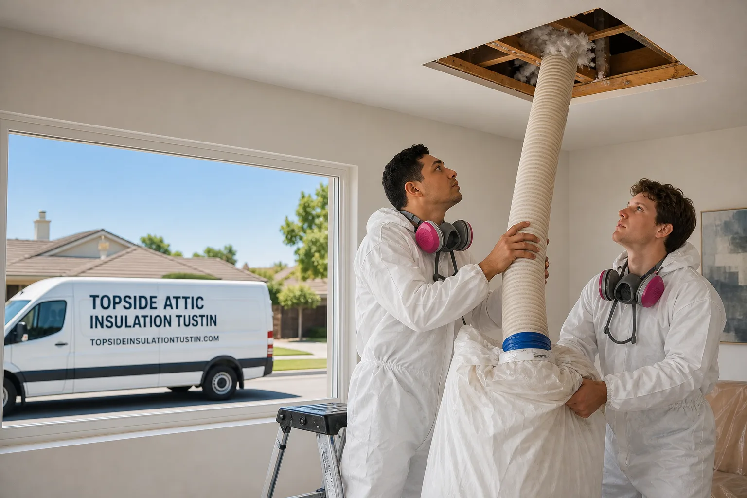 Topside Attic Insulation Tustin insulation team